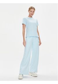 Calvin Klein Jeans T-Shirt J20J221065 Błękitny Regular Fit. Kolor: niebieski. Materiał: bawełna #4