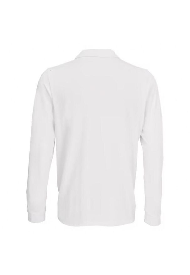 SOL'S - Koszulka Polo Z Długim Rękawem Dla Dorosłych Unisex Polycotton. Okazja: na co dzień. Typ kołnierza: polo. Kolor: biały. Długość rękawa: długi rękaw. Długość: długie. Styl: casual