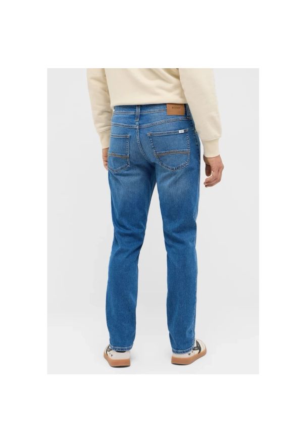 Męskie Spodnie jeansowe Mustang Style Washington Straight Denim Blue 1017233 5000 502