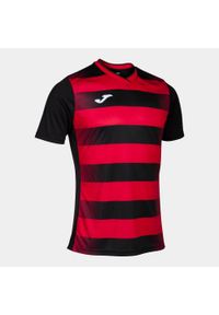 Koszulka do piłki nożnej męska Joma Europa V. Kolor: wielokolorowy, czarny, czerwony. Sport: piłka nożna #1