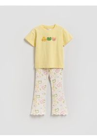 Reserved - Bawełniany komplet - złamana biel. Materiał: bawełna #1