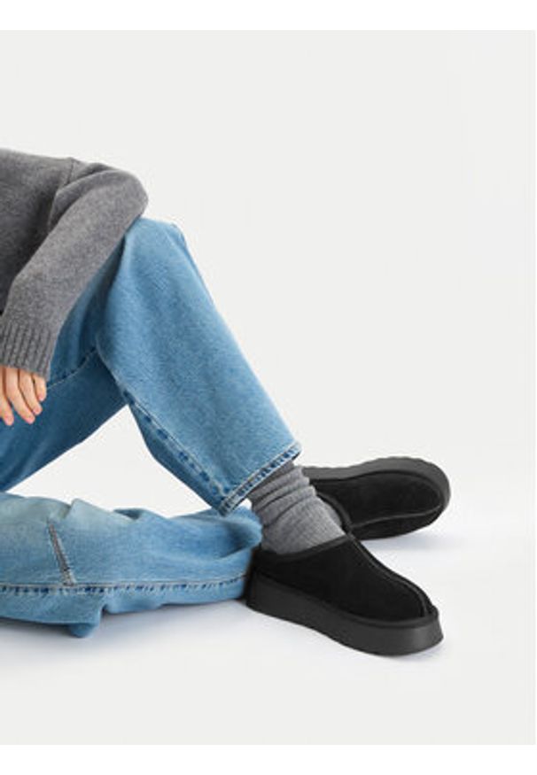 Badura Śniegowce EO-DALLAS-TS6293 Czarny. Kolor: czarny. Materiał: zamsz, skóra