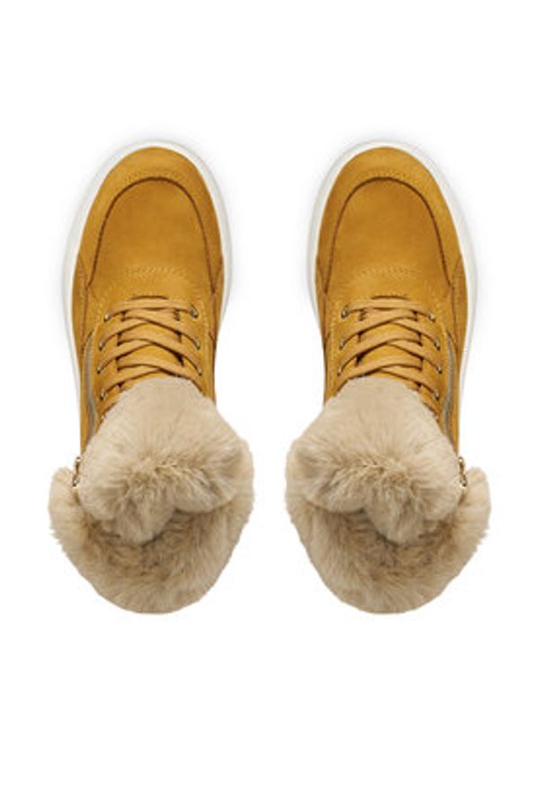 Geox Trzewiki D Dalyla B Abx D26QSA 00032 C5047 Żółty. Kolor: żółty. Materiał: nubuk, skóra