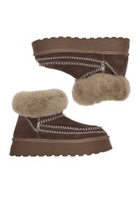 Badura Śniegowce C-IZI-TS6294-01 Brązowy. Kolor: brązowy. Materiał: zamsz, skóra #4