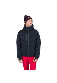 Kurtka narciarska męska Rossignol Blackside Puffy. Kolor: czarny. Sezon: zima. Styl: wakacyjny. Sport: narciarstwo #1