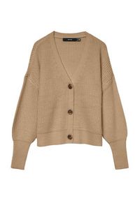 Vero Moda Kardigan Lea 10249632 Beżowy Regular Fit. Kolor: beżowy. Materiał: syntetyk #4