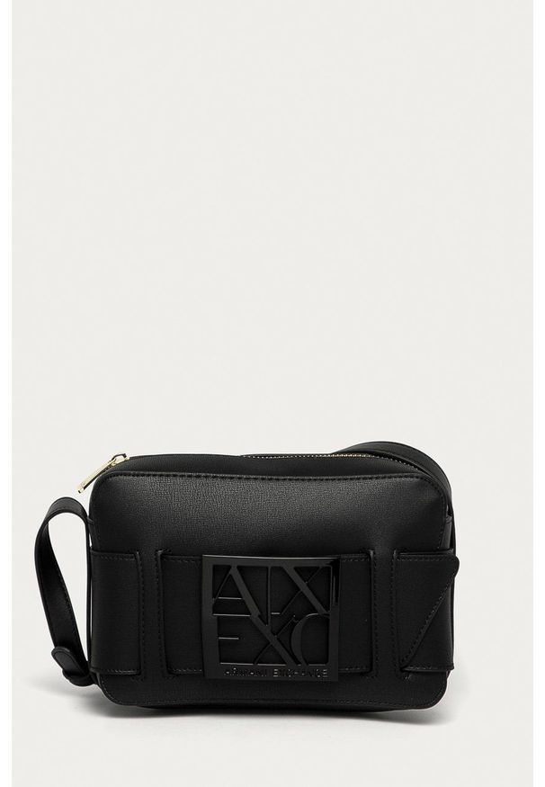 Armani Exchange - Torebka 942699.0A874.NOS. Kolor: czarny. Rodzaj torebki: na ramię