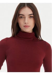 Wolford Body Colorado 75083 Bordowy Slim Fit. Kolor: czerwony. Materiał: bawełna #11