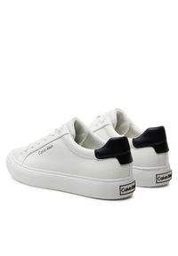 Calvin Klein Sneakersy Vulcanized Lace Up Lth HW0HW02037 Biały. Kolor: biały
