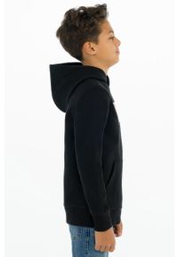 Levi's® - Levi's Bluza dziecięca kolor czarny z kapturem z nadrukiem. Okazja: na spotkanie biznesowe, na co dzień. Typ kołnierza: kaptur. Kolor: czarny. Materiał: dzianina. Wzór: nadruk. Styl: biznesowy, casual #3