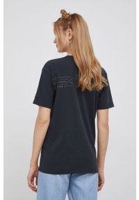 Superdry T-shirt bawełniany kolor czarny. Okazja: na co dzień. Kolor: czarny. Materiał: bawełna. Wzór: nadruk. Styl: casual #5