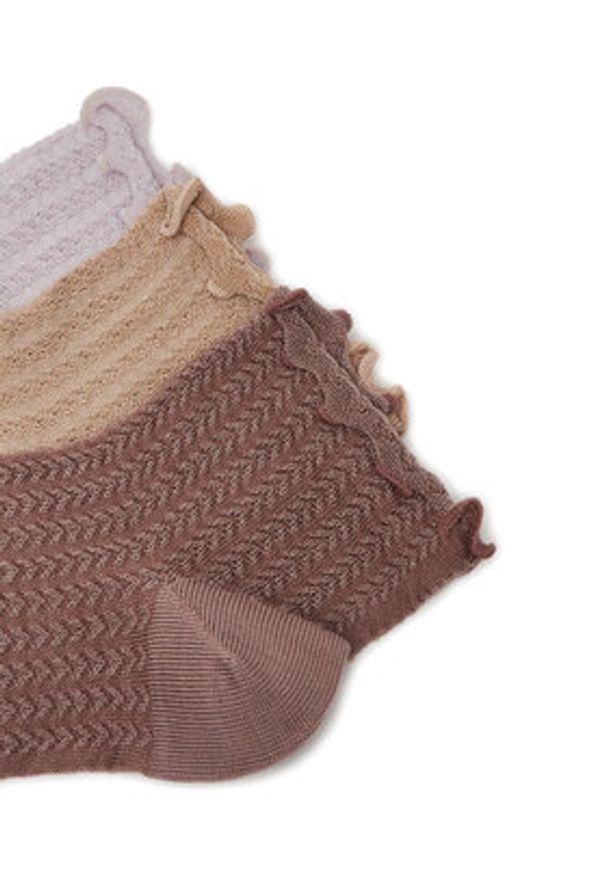 Nine West Skarpety długie KR_NW_LETIZIA_Z_SS25 (3 PACK) Kolorowy. Materiał: bawełna. Wzór: kolorowy