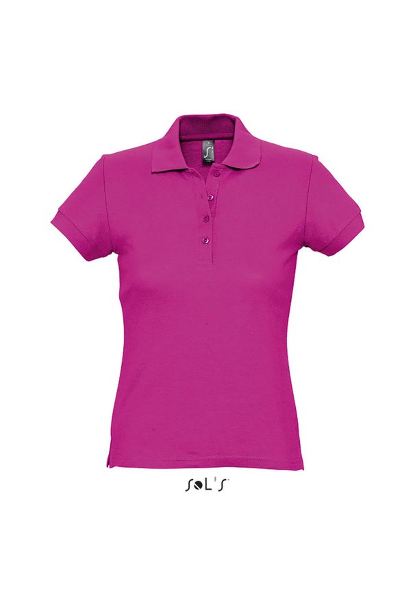 SOL'S - Polo Sol's Passion. Okazja: na co dzień. Typ kołnierza: polo. Kolor: różowy. Styl: casual