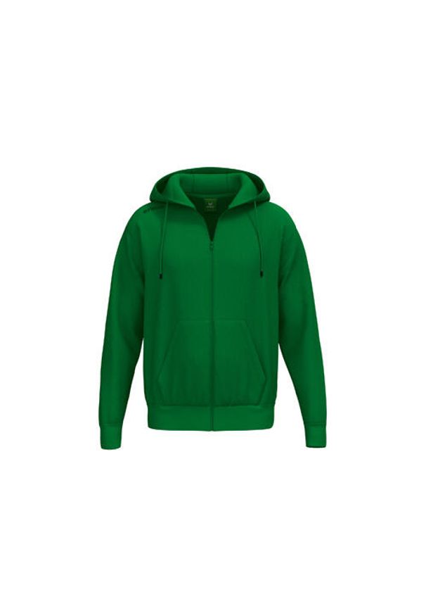 ERIMA - Kurtka z kapturem Erima TS. Typ kołnierza: kaptur. Kolor: zielony. Materiał: bawełna