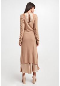 Twinset Milano - Sukienka z wełną TWINSET. Materiał: wełna #3
