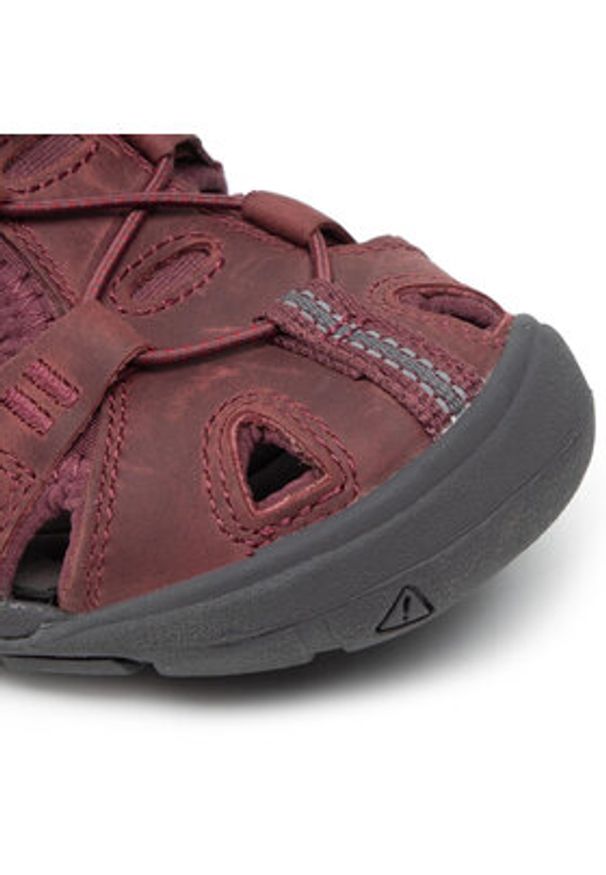 keen - Keen Sandały Clearwater Cnx Lleather 1025088 Bordowy. Kolor: czerwony. Materiał: skóra, nubuk