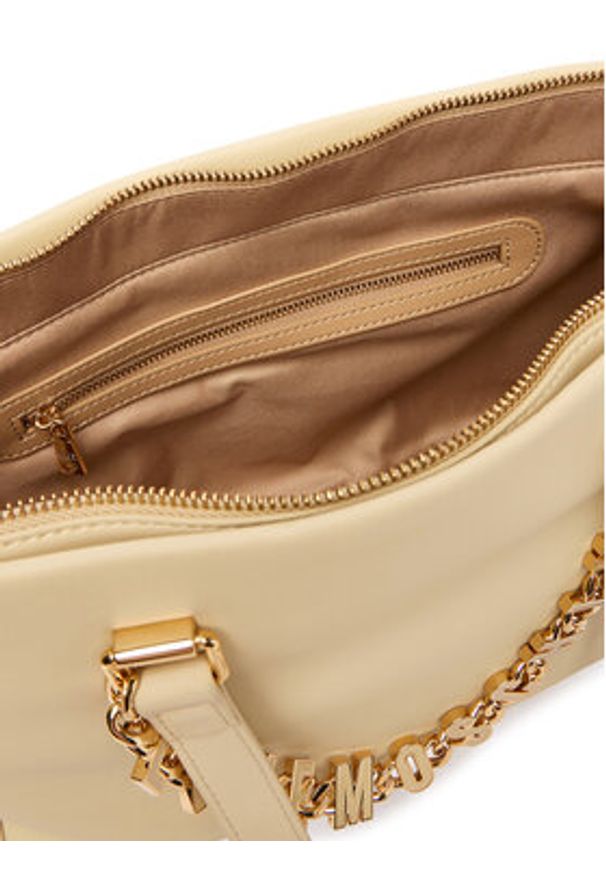 Love Moschino - LOVE MOSCHINO Torebka JC4153PP1OL1712A Beżowy. Kolor: beżowy. Materiał: skórzane