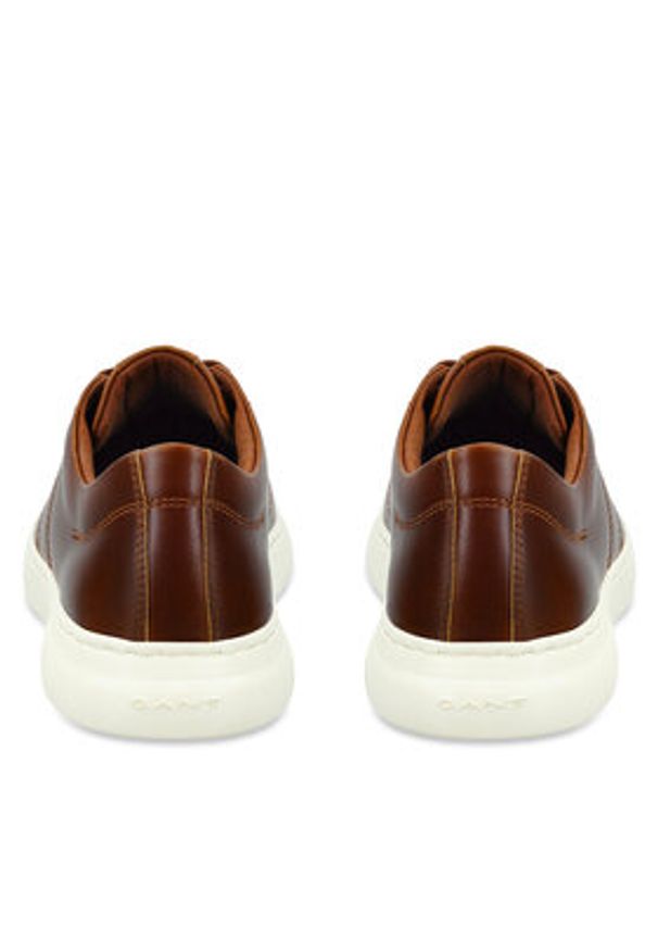 GANT - Gant Sneakersy 32631215 Brązowy. Kolor: brązowy. Materiał: skóra