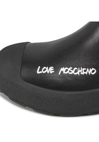 Love Moschino - LOVE MOSCHINO Botki JA15815H0HIA0000 Czarny. Kolor: czarny. Materiał: skóra #4