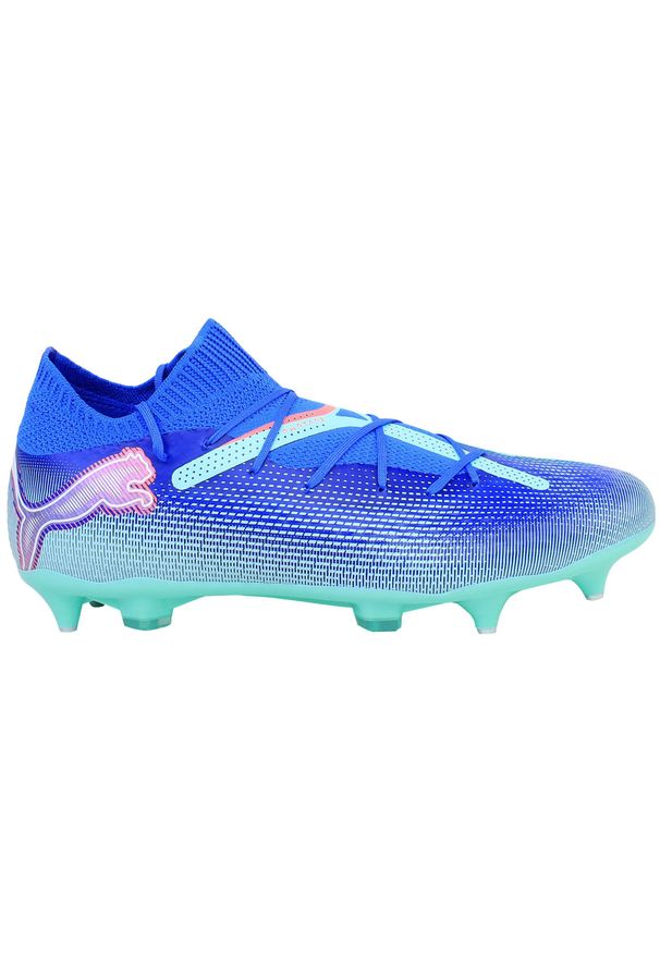 Puma - Buty piłkarskie PUMA Future 7 Pro MxSG. Kolor: wielokolorowy, niebieski, zielony. Sport: piłka nożna