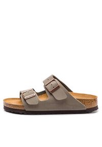 Birkenstock Klapki Arizona Bs 0151213 Szary. Kolor: szary. Materiał: skóra