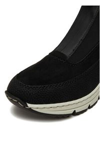 Rieker Botki N6352-00 Czarny. Kolor: czarny. Materiał: materiał #5