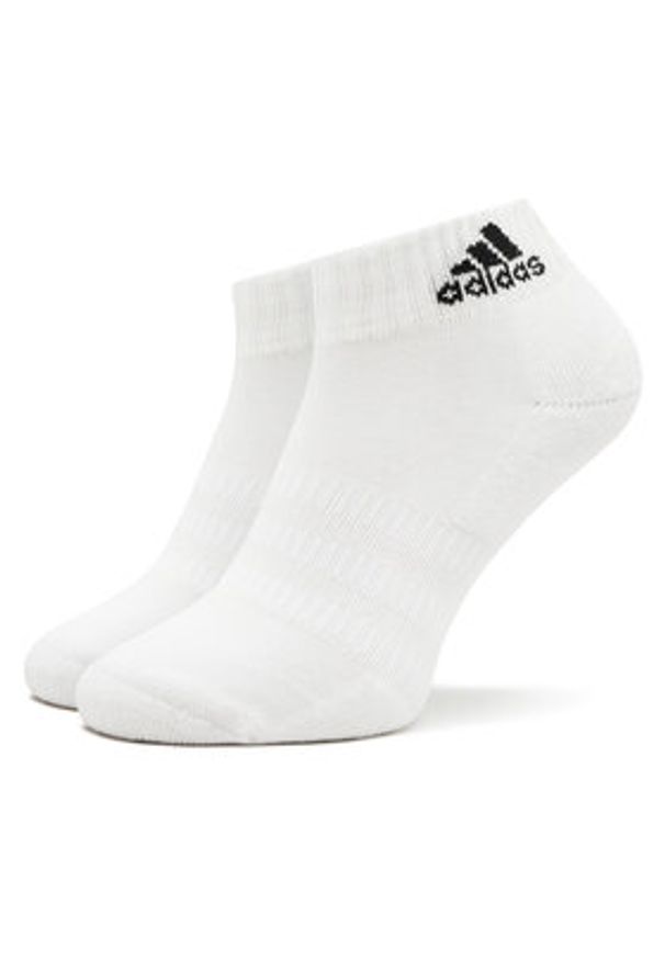 Adidas - adidas Skarpety Niskie Unisex Cushioned Sportswear Ankle Socks 6 Pairs HT3442 Biały. Kolor: biały. Materiał: bawełna