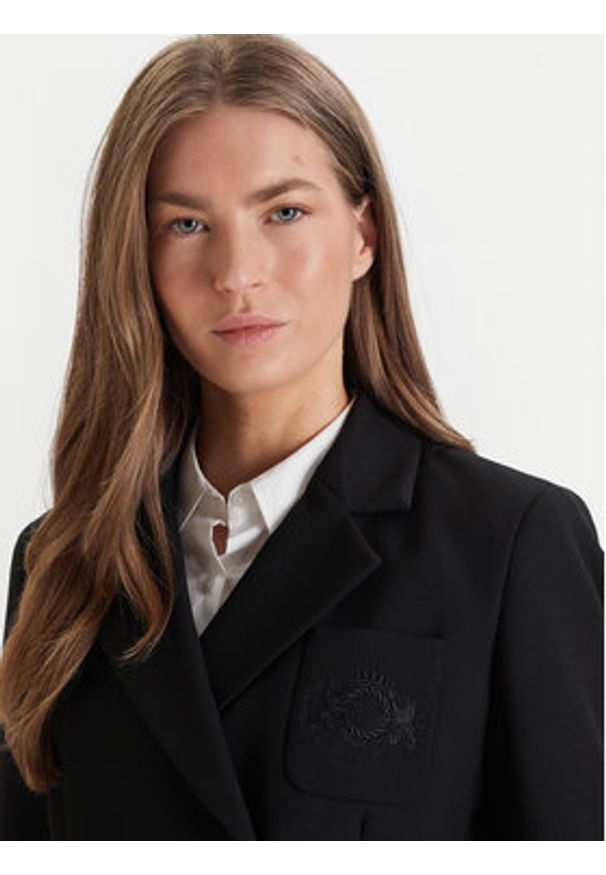 TOMMY HILFIGER - Tommy Hilfiger Marynarka WW0WW48696 Czarny Regular Fit. Kolor: czarny. Materiał: syntetyk