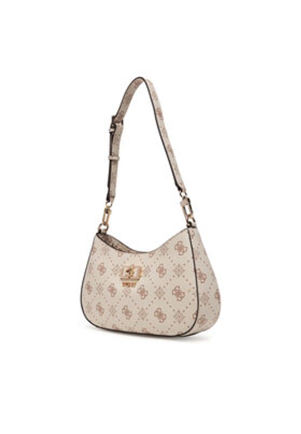 Guess Torebka Emelie Logo HWGP99 28180 Écru. Materiał: skórzane