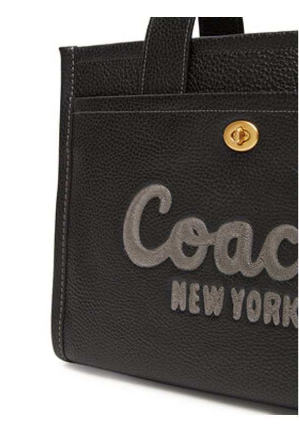 Coach Torebka Cargo CAM75 Czarny. Kolor: czarny. Materiał: skórzane