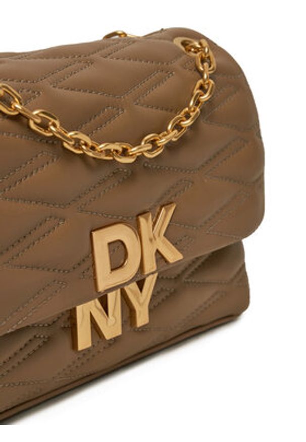 DKNY Torebka Minna R433KG75 Brązowy. Kolor: brązowy. Materiał: skórzane
