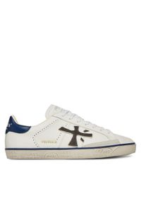 Premiata Sneakersy STEVEN VAR 7503 Biały. Kolor: biały. Materiał: skóra #1