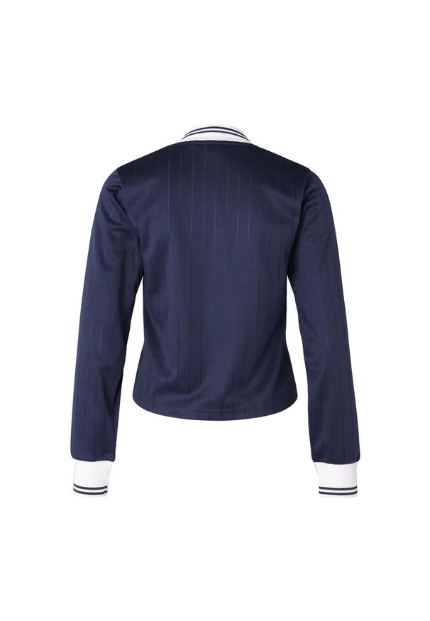 Damska koszulka polo z długim rękawem Fila Lawe. Typ kołnierza: polo. Kolor: niebieski. Długość rękawa: długi rękaw. Długość: długie. Styl: elegancki