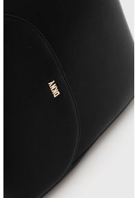 DKNY - Dkny plecak skórzany R21K3R76 damski kolor czarny mały gładki. Kolor: czarny. Materiał: skóra. Wzór: gładki #4