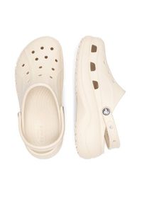 Crocs Klapki C-BAYA PLATFORM CLOG 208186-11S W Beżowy. Kolor: beżowy. Materiał: materiał. Obcas: na platformie #4