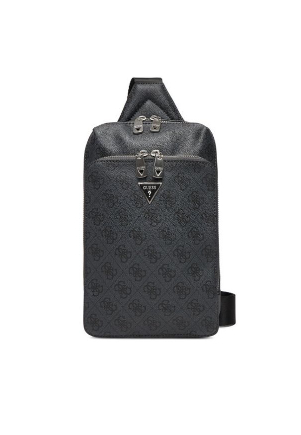 Guess Saszetka HMMILO P5226 Szary. Kolor: szary. Materiał: skóra