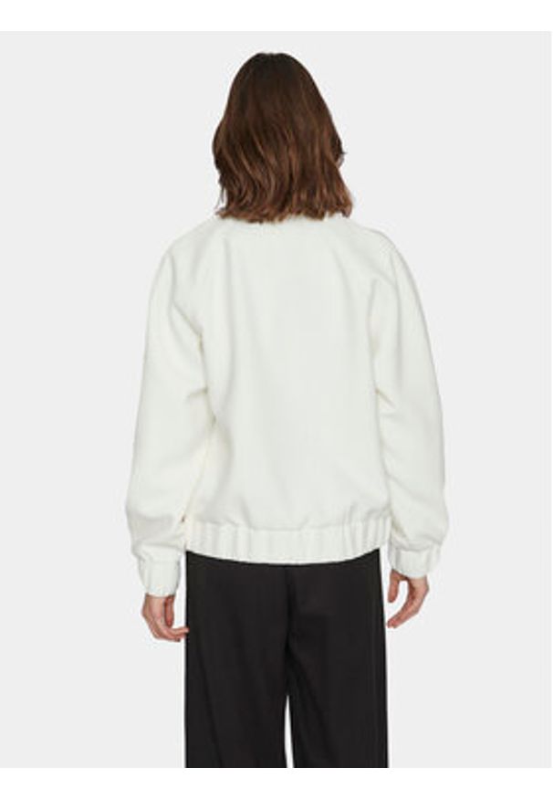 Vila Kurtka bomber Lyra 14088154 Écru Regular Fit. Materiał: syntetyk