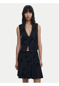 Desigual Spódnica mini Flock 25WWFW10 Czarny Regular Fit. Kolor: czarny. Materiał: syntetyk #4