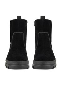 Rieker Botki X8250-00 Czarny. Kolor: czarny. Materiał: skóra, zamsz #4