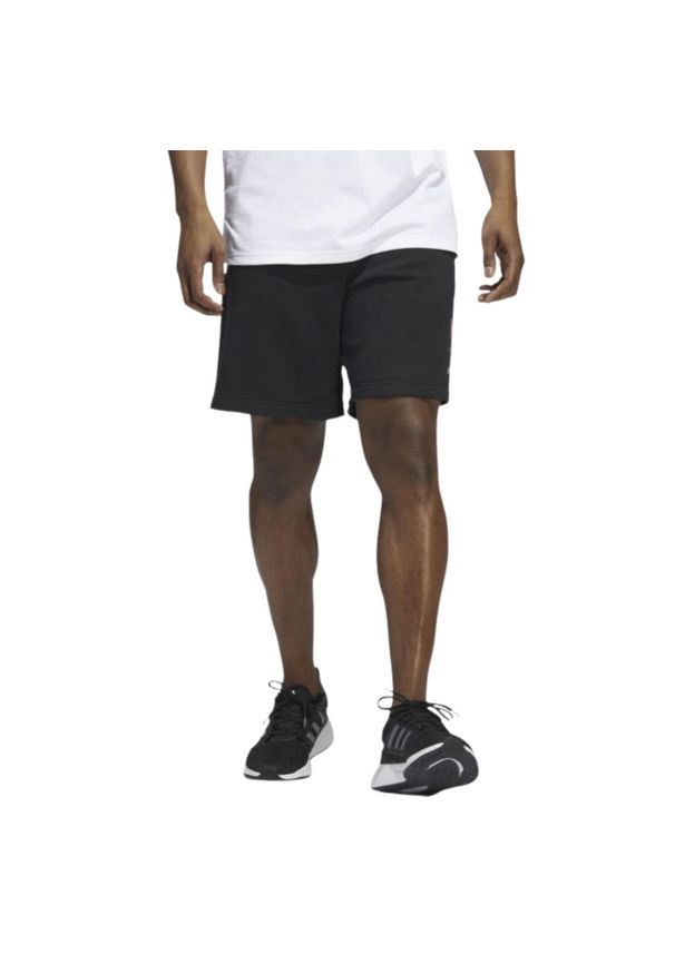 Spodenki męskie Adidas Art Of Sport bawełniane czarne. Kolor: czarny. Materiał: bawełna, poliester