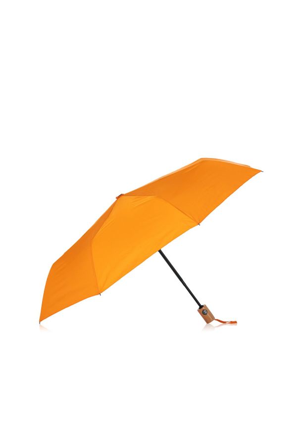 Ochnik - Parasol damski. Kolor: pomarańczowy. Materiał: poliester