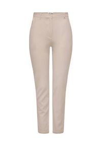 only - ONLY Spodnie materiałowe 15278713 Beżowy Regular Fit. Kolor: beżowy. Materiał: len #5