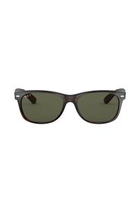 Ray-Ban - Okulary New Wayfarer. Kształt: prostokątne. Kolor: brązowy. Materiał: syntetyk, materiał. Wzór: gładki #4