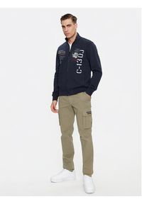 Aeronautica Militare Bluza 232FE1819F511 Granatowy Regular Fit. Kolor: niebieski. Materiał: bawełna #4