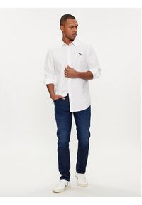 Wrangler Koszula 112350485 Biały Regular Fit. Kolor: biały. Materiał: bawełna
