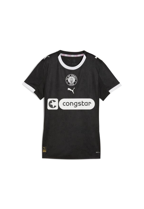 Puma - Damska trzecia koszulka FC St. Pauli 25/26 PUMA Black White. Kolor: czarny, biały, wielokolorowy. Sport: piłka nożna