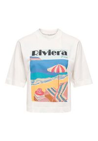 only - ONLY T-Shirt Vega 15375753 Biały Regular Fit. Kolor: biały. Materiał: bawełna #3