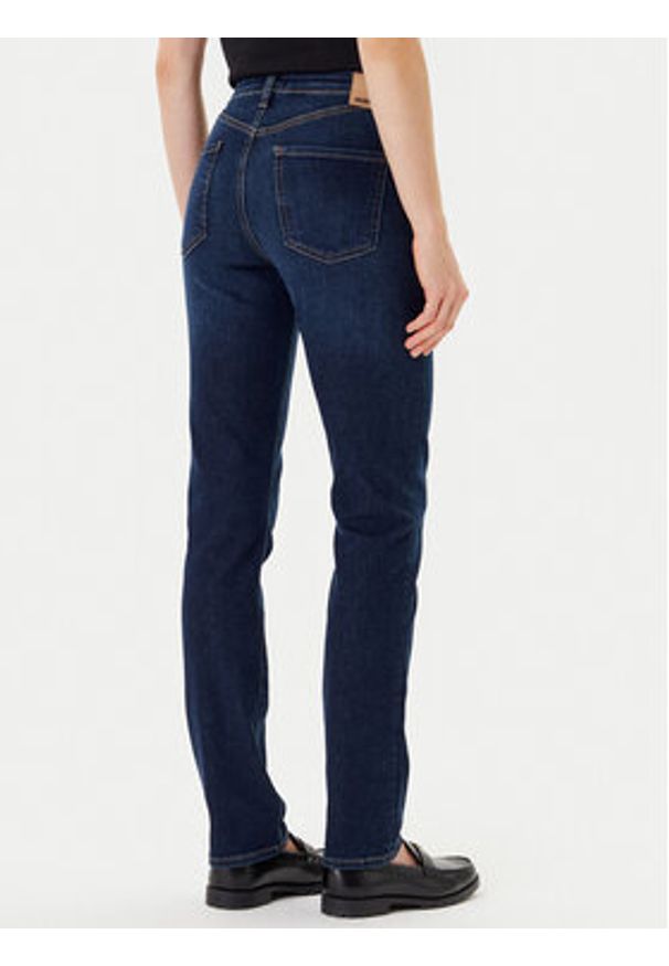BOSS Jeansy State 2.0 50542555 Granatowy Slim Fit. Kolor: niebieski