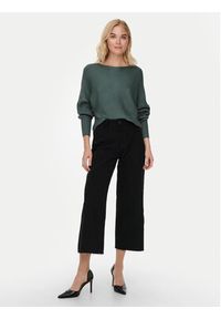 only - ONLY Sweter Adaline 15226298 Zielony Relaxed Fit. Kolor: zielony. Materiał: wiskoza #7
