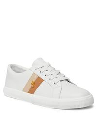 Lauren Ralph Lauren Sneakersy Janson II 802925365001 Biały. Kolor: biały. Materiał: skóra